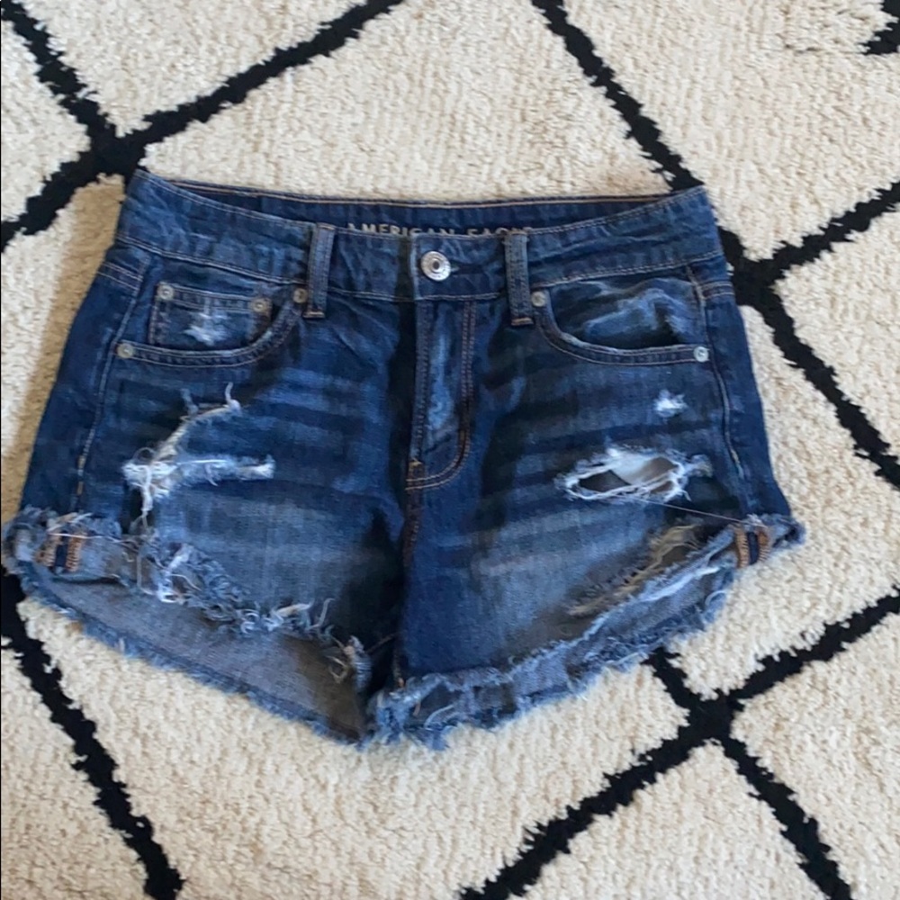 American Eagle “Tomgirl Shortie” shorts